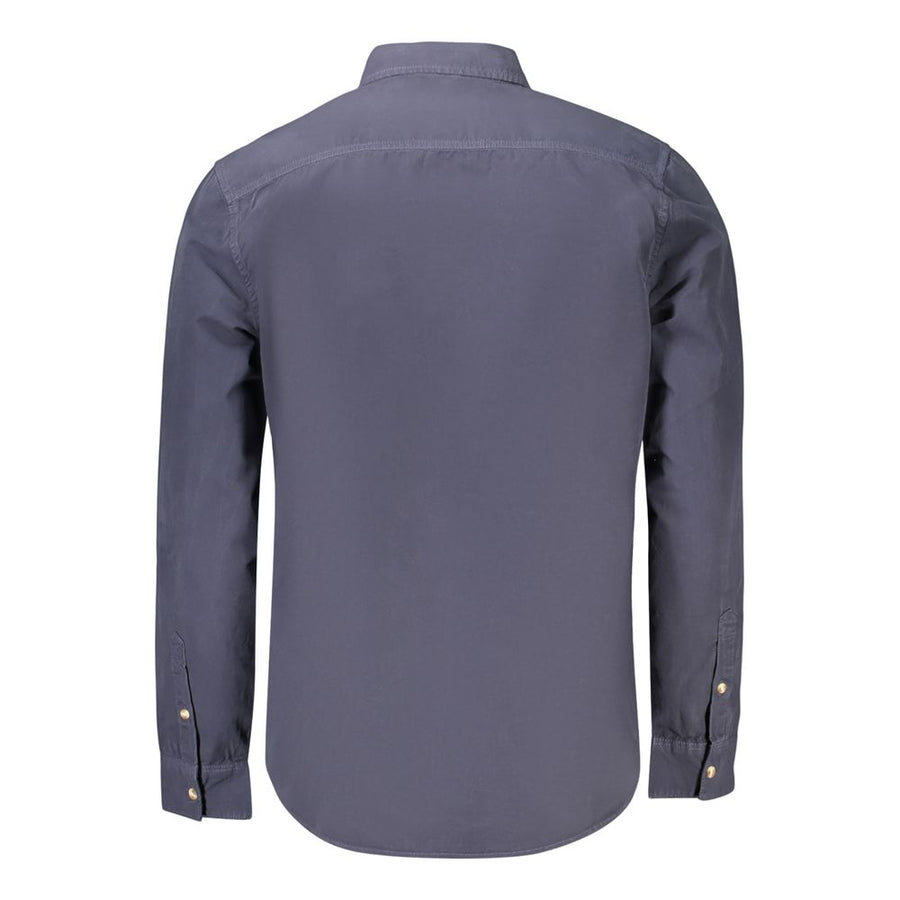 Guess Men's Blue Cotton Shirt