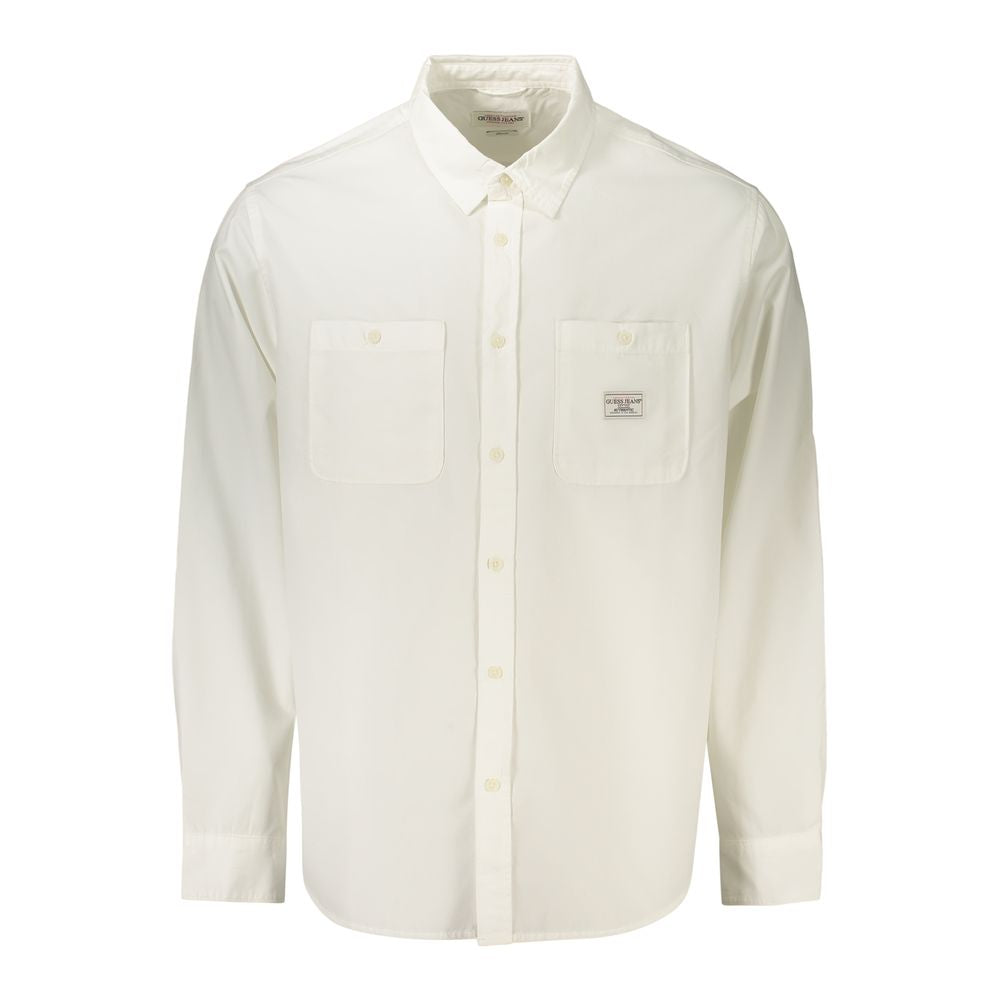 Guess Jeans White Men's Cotton Shirt