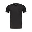 Guess Jeans Schwarzes Baumwoll-T-Shirt für Herren