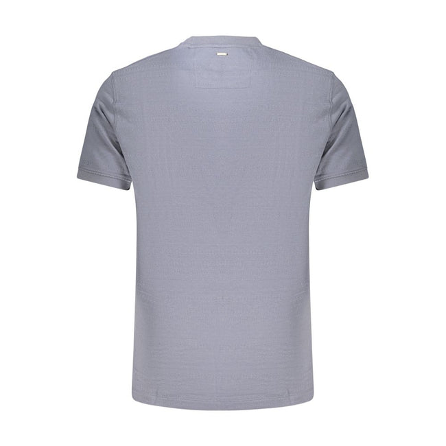 Guess Jeans Blaues Baumwoll-T-Shirt für Herren