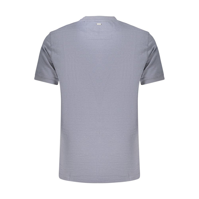 Guess Jeans Blaues Baumwoll-T-Shirt für Herren