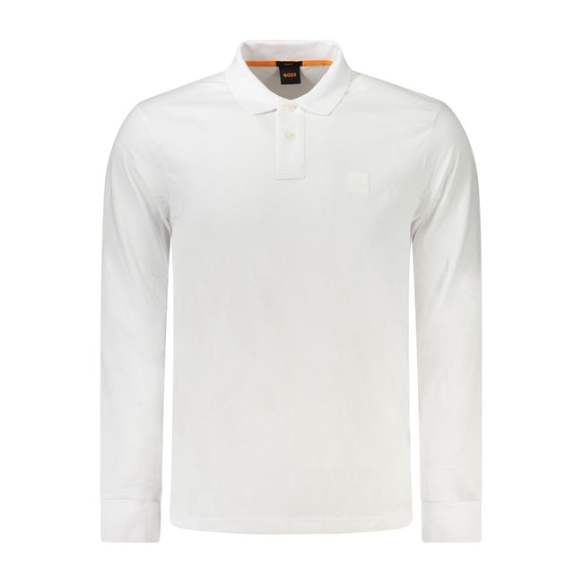 Hugo Boss Bianco Baumwoll-Poloshirt für Herren