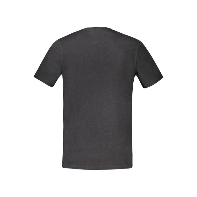 Hugo Boss Schwarzes Baumwoll-T-Shirt für Herren