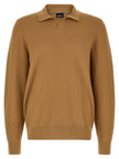 Hugo Boss Braunes Baumwoll-Polohemd