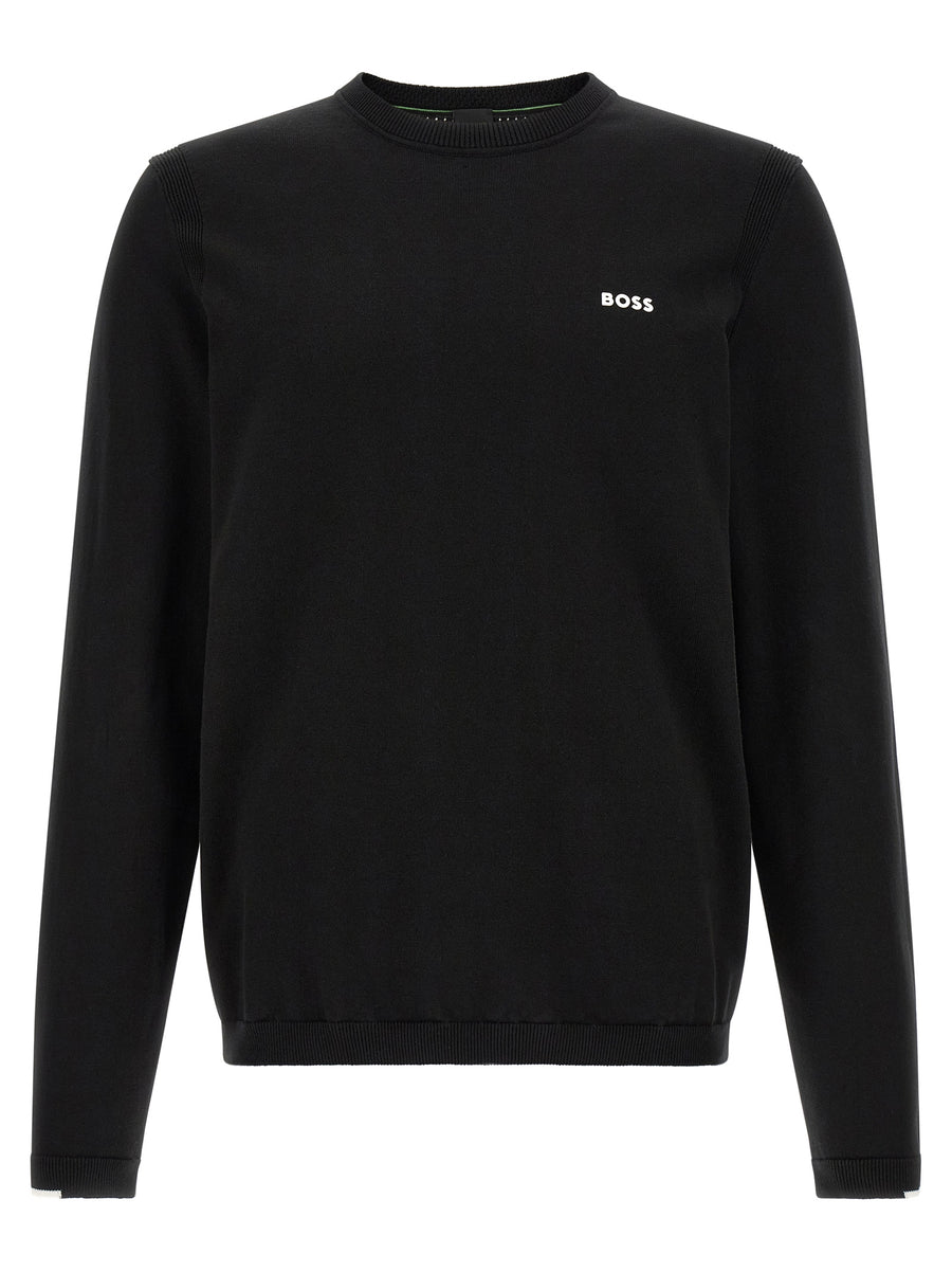 Hugo Boss Black Cotton Cardigan