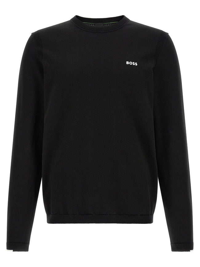 Hugo Boss Schwarzer Baumwollcardigan