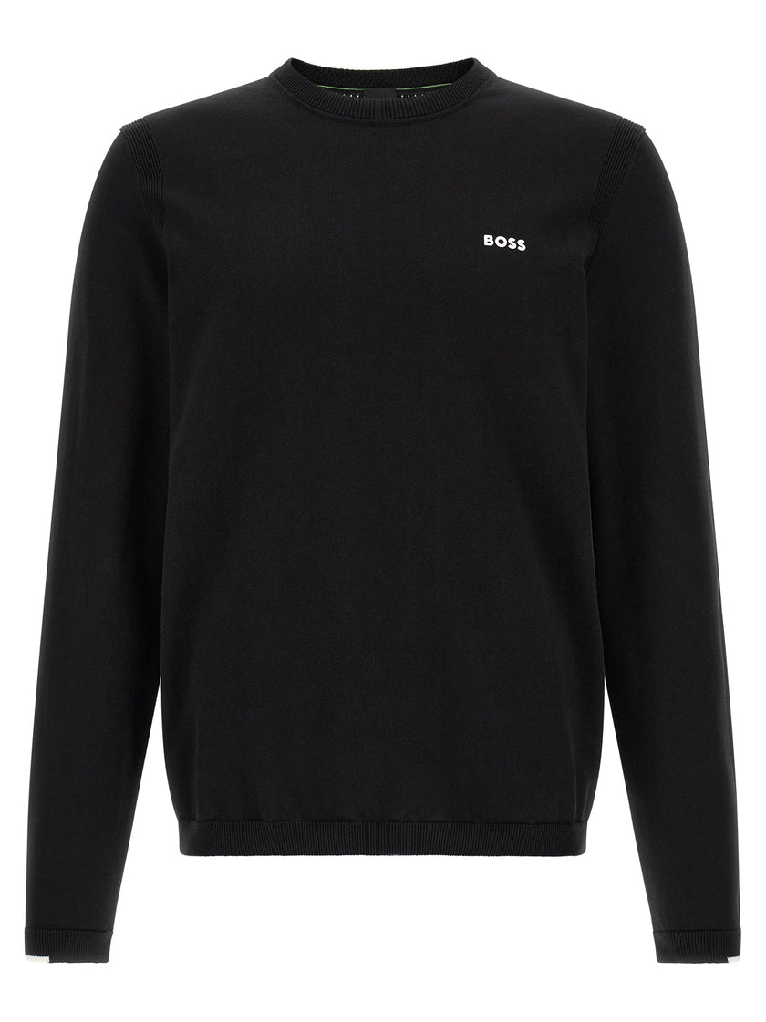 Hugo Boss Schwarzer Baumwollcardigan