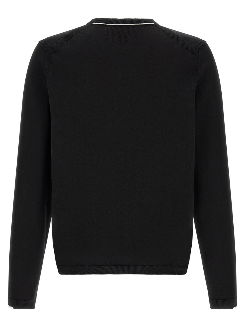 Hugo Boss Schwarzer Baumwollcardigan