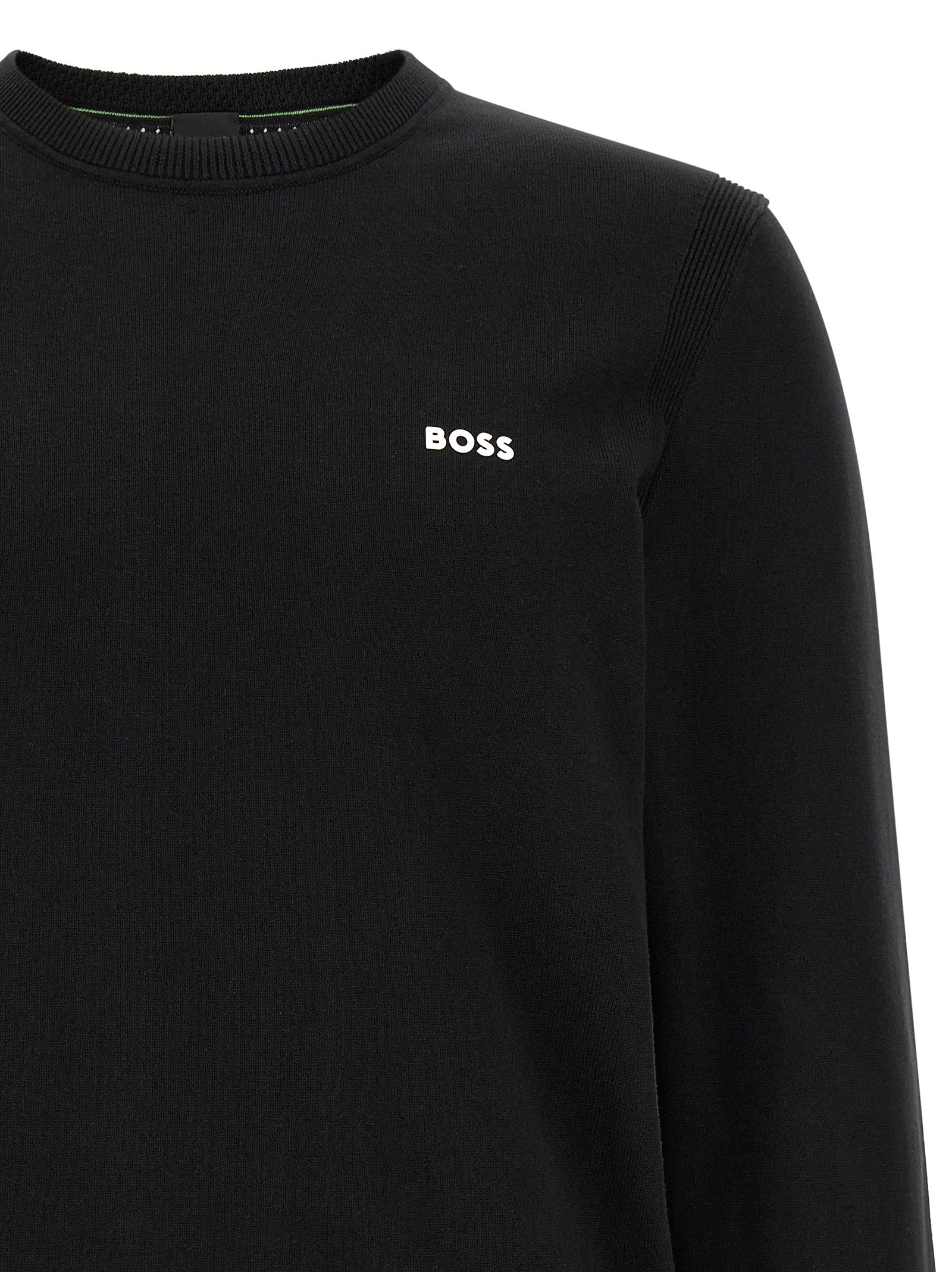 Hugo Boss Schwarzer Baumwollcardigan