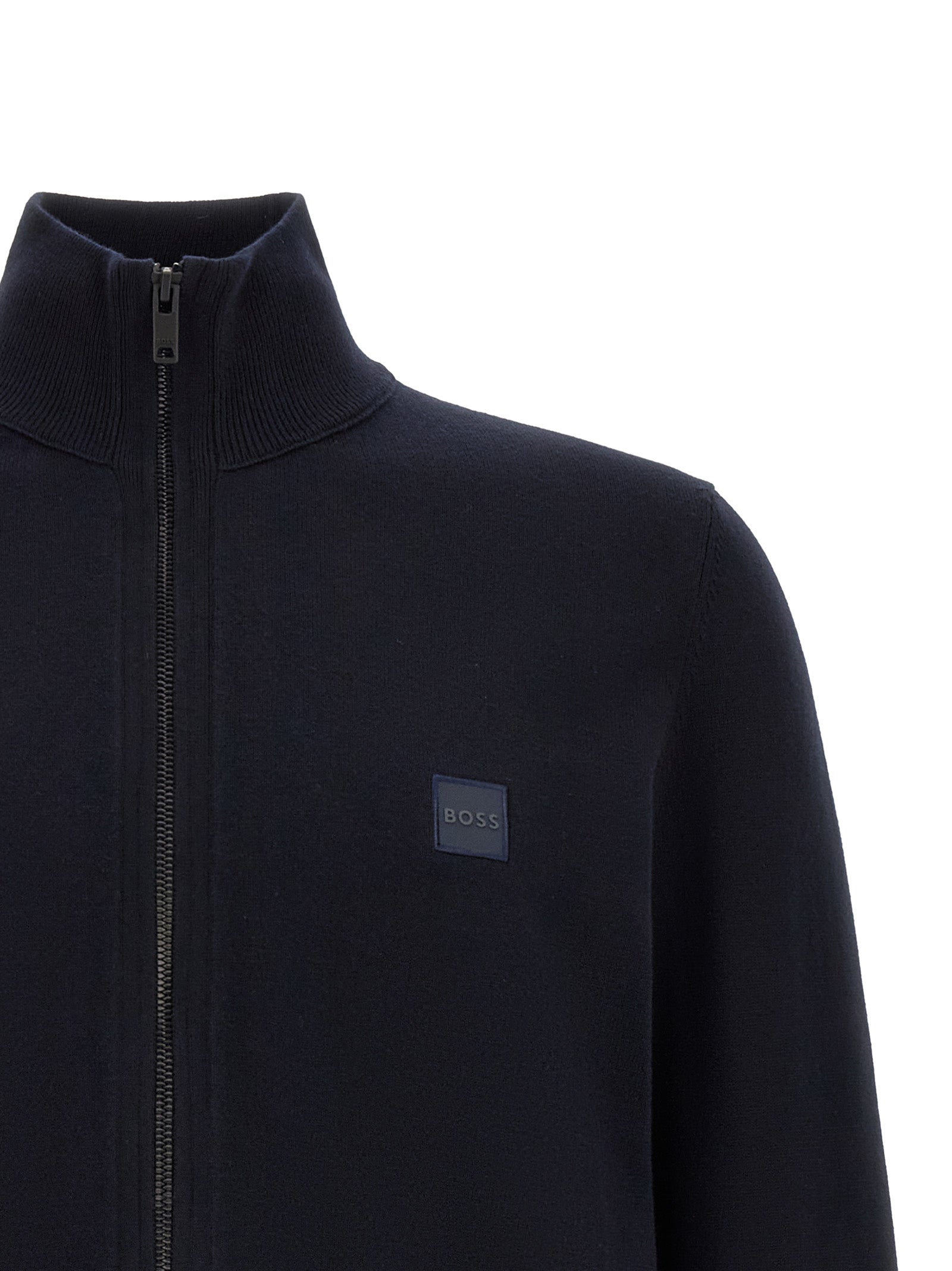 Hugo Boss Blauer Baumwollcardigan