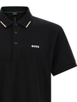 Hugo Boss Schwarzes Baumwoll-Poloshirt