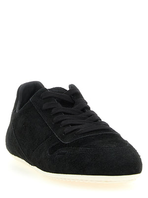 Rick Owens Bicolor-Sneakers aus Kalbsleder
