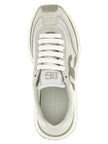 Dolce & Gabbana Graue Kalbsleder Low-Top-Sneaker