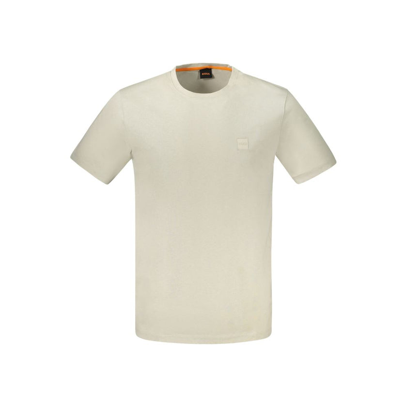Hugo Boss Beige Baumwoll-T-Shirt für Herren