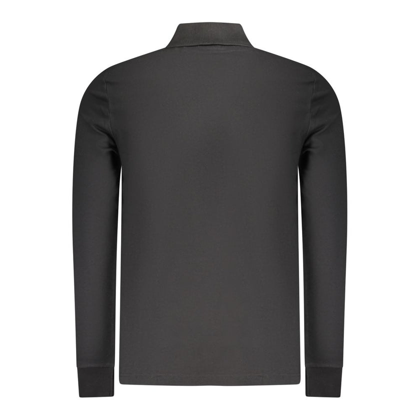 Hugo Boss Schwarzes Herren-Poloshirt aus Baumwolle
