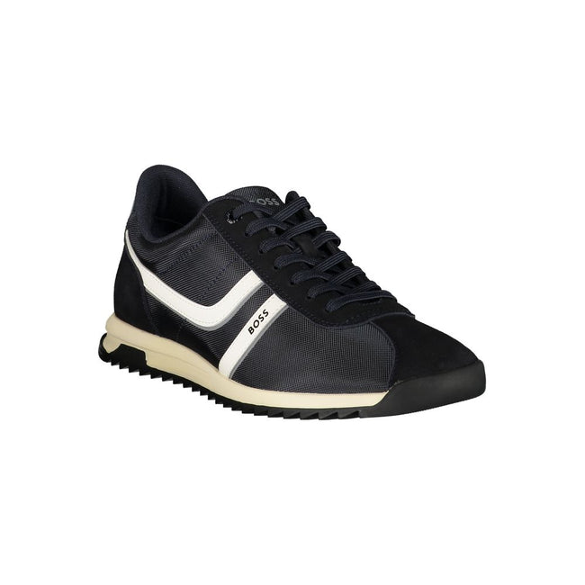 Hugo Boss Blauer Sneaker aus Polyurethan für Herren