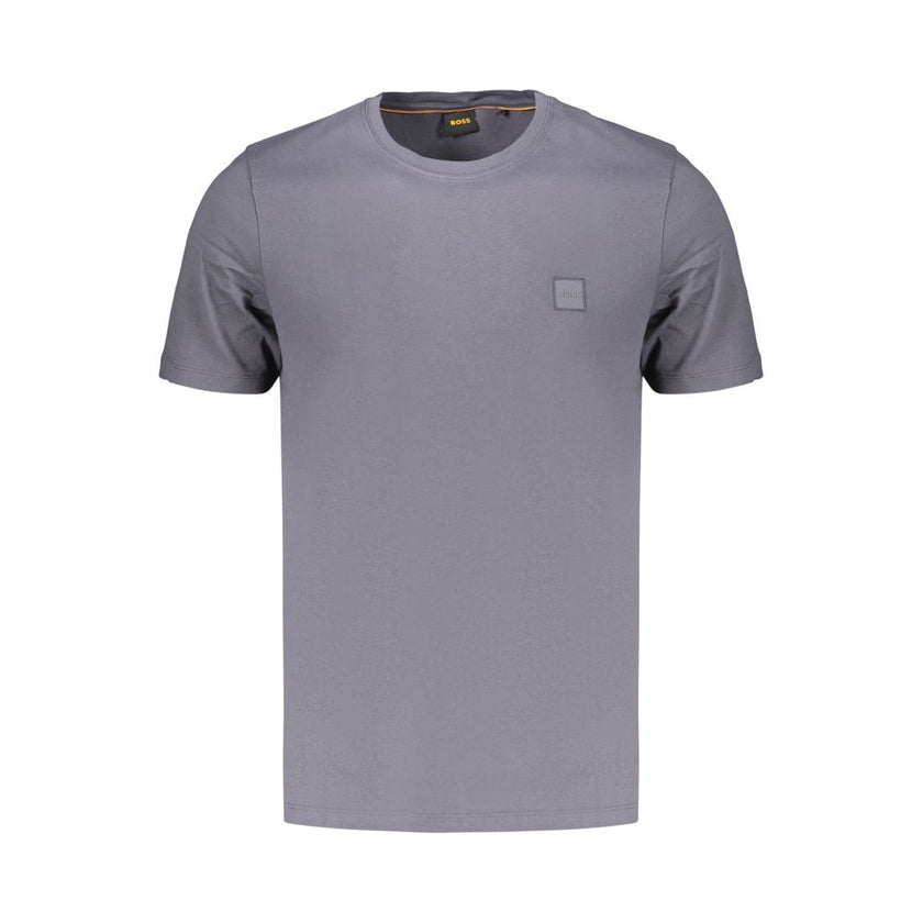Hugo Boss Blaues Baumwoll-T-Shirt für Herren