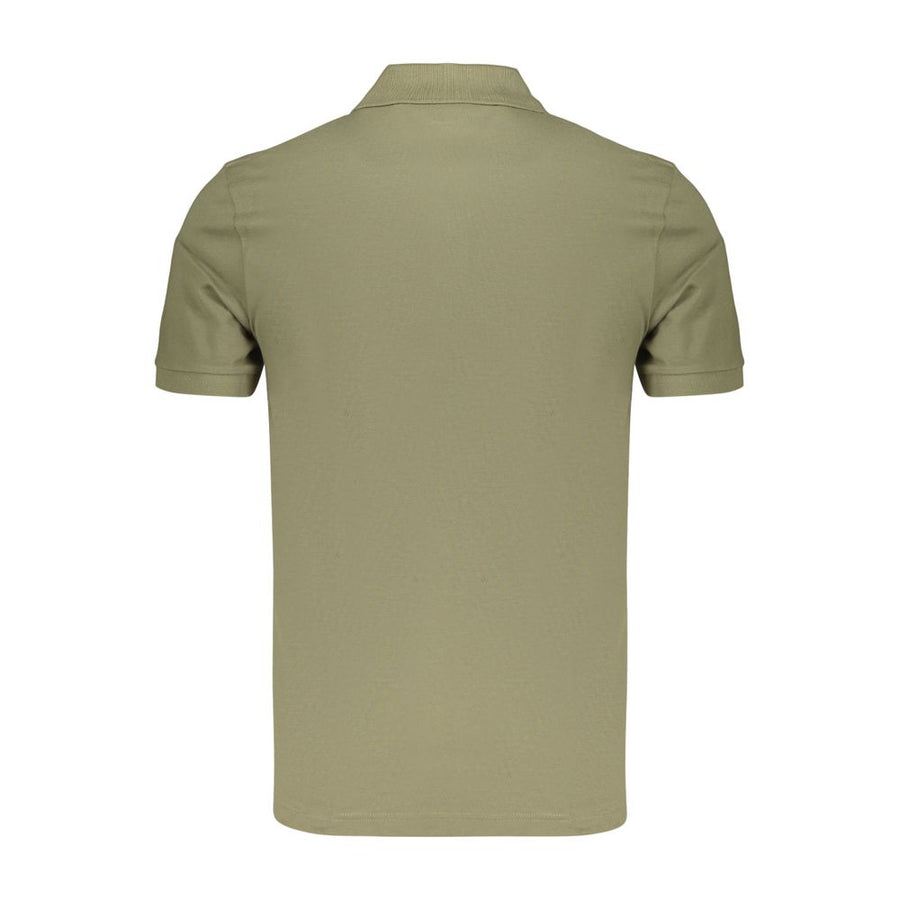 Hugo Boss Men's Green Cotton Polo Shirt
