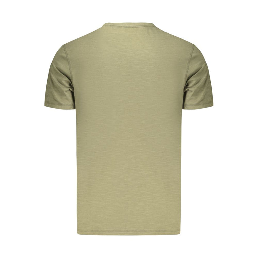 Hugo Boss Grünes Baumwoll-T-Shirt für Herren