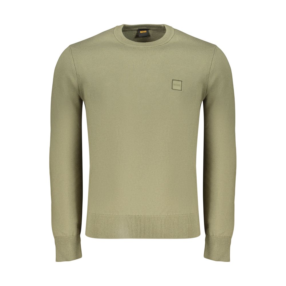 Hugo Boss Men's Green Cotton Shirt