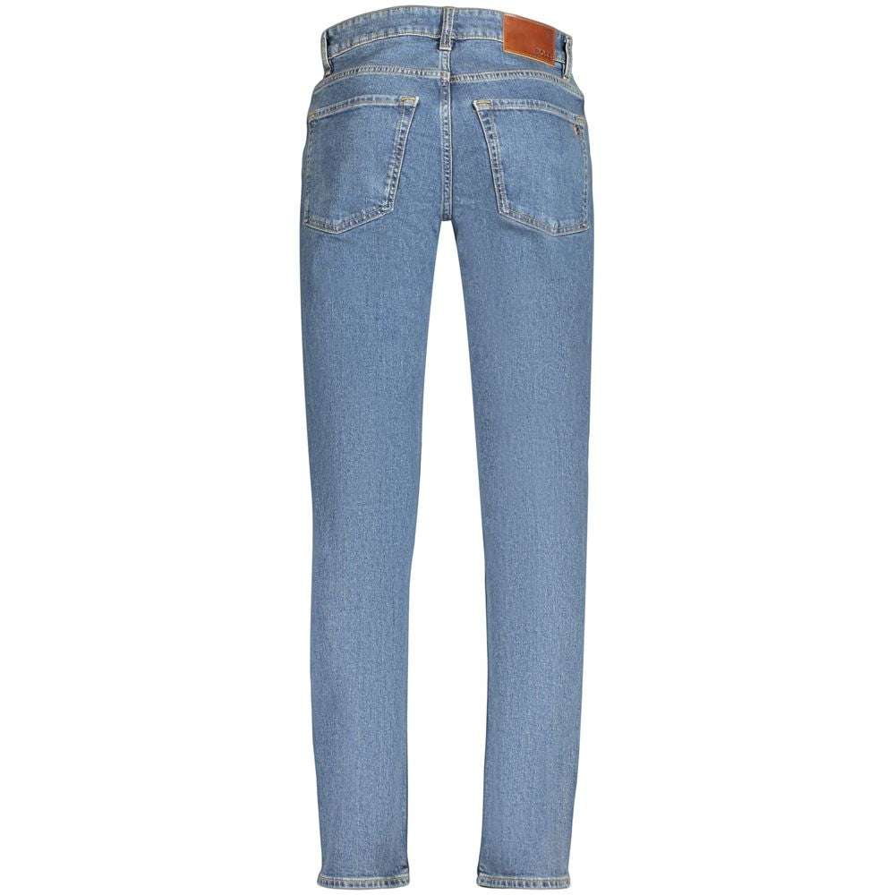 Hugo Boss blaue Herren-Jeans aus Baumwolle, Slim-Tapered, 5-Pocket-Design
