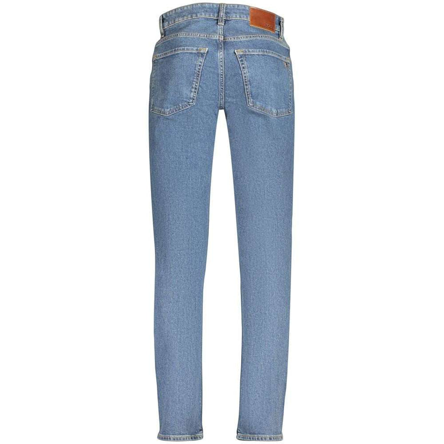 Hugo Boss blaue Herren-Jeans aus Baumwolle, Slim-Tapered, 5-Pocket-Design