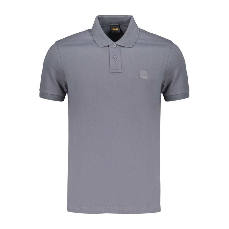Hugo Boss blaues Baumwoll-Poloshirt für Herren