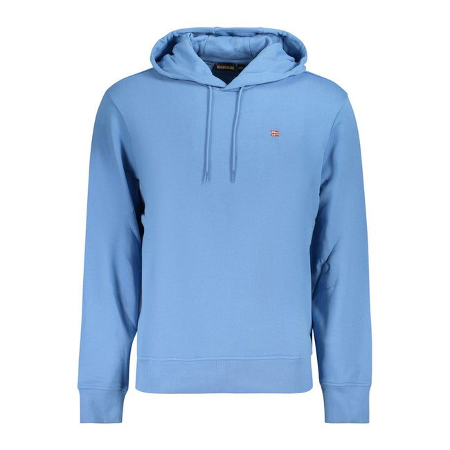 Napapijri Azzurro Baumwoll-Kapuzenpullover für Herren