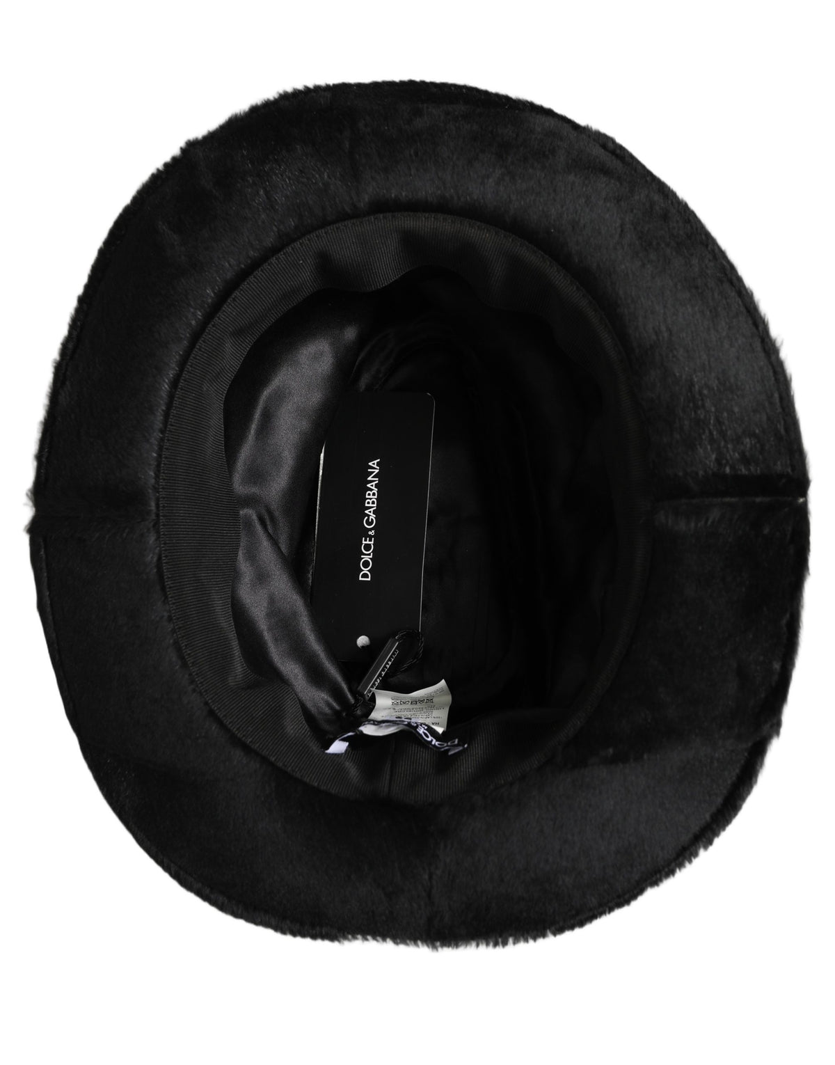 Dolce & Gabbana Men's Black Classic Wide Brim Fedora Hat Capello