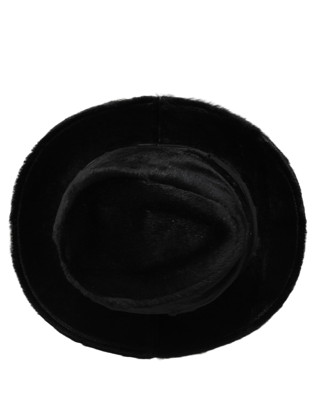 Dolce & Gabbana Men's Black Classic Wide Brim Fedora Hat Capello
