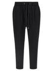 Dolce & Gabbana Schwarze Baumwoll-Freizeithose