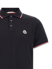 Moncler Blaues Baumwoll-Polohemd