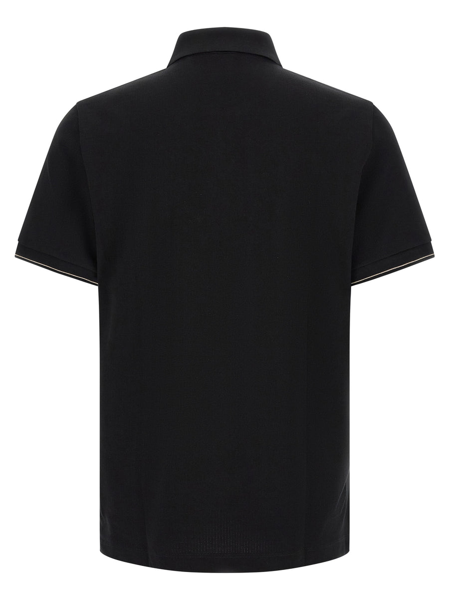 Hugo Boss Black Cotton Polo Shirt