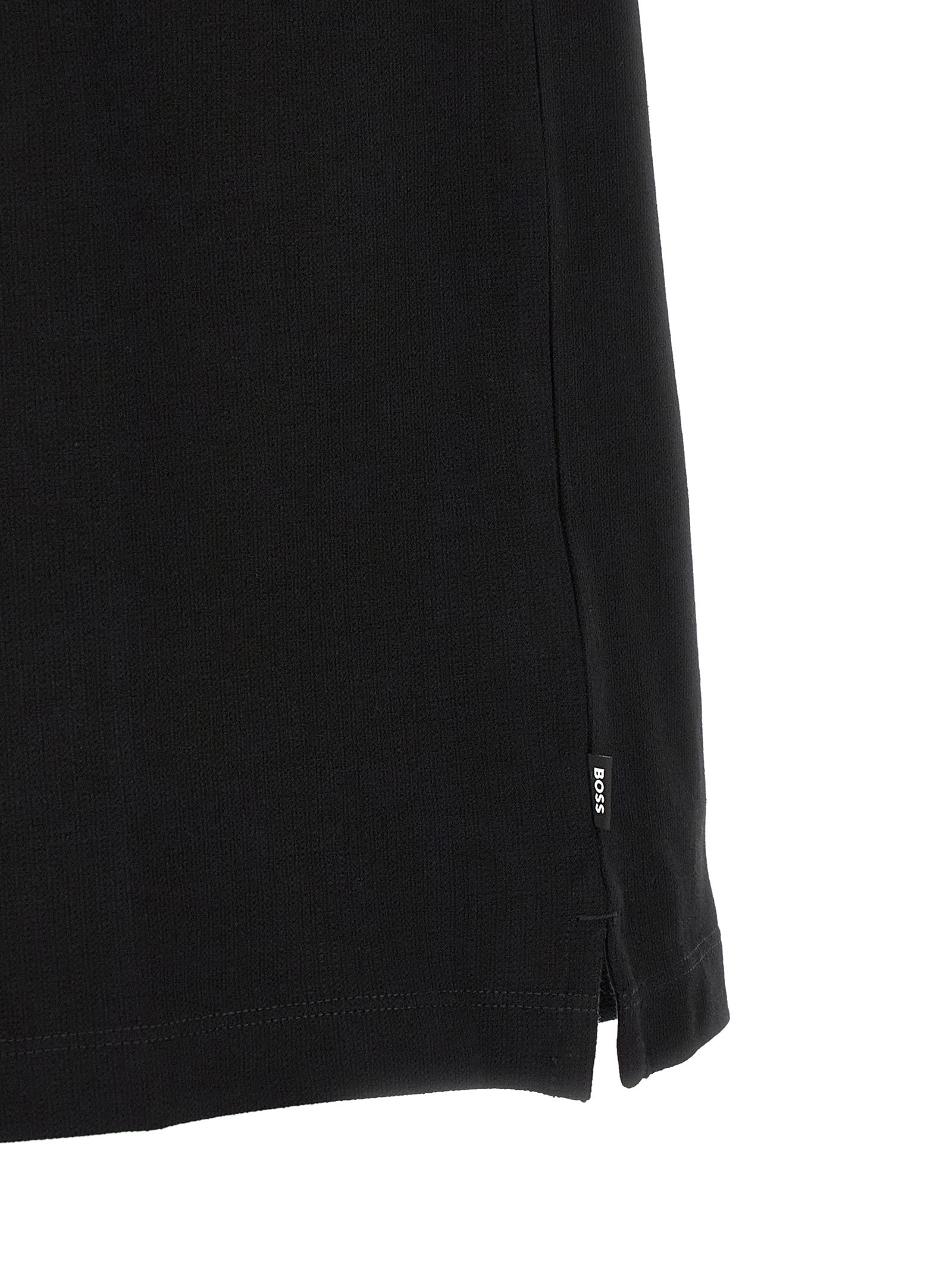 Hugo Boss Schwarzes Baumwoll-Poloshirt
