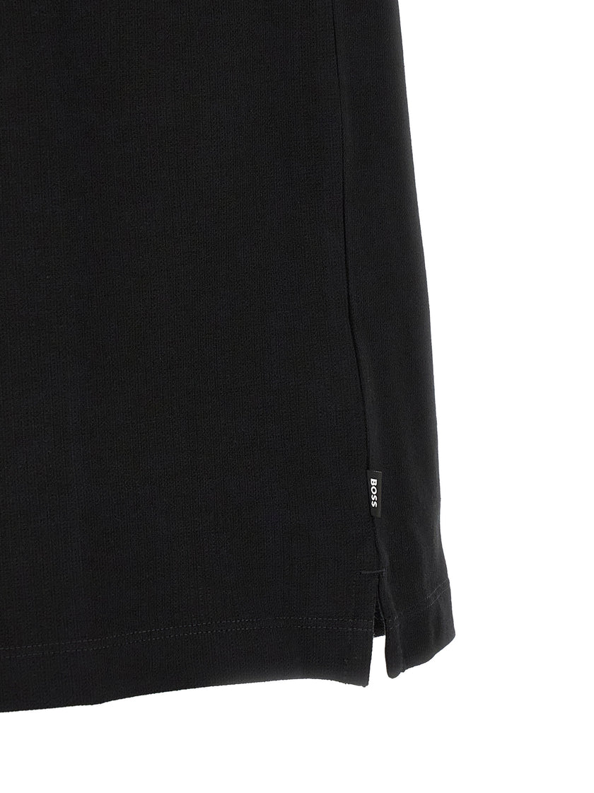 Hugo Boss Schwarzes Baumwoll-Poloshirt