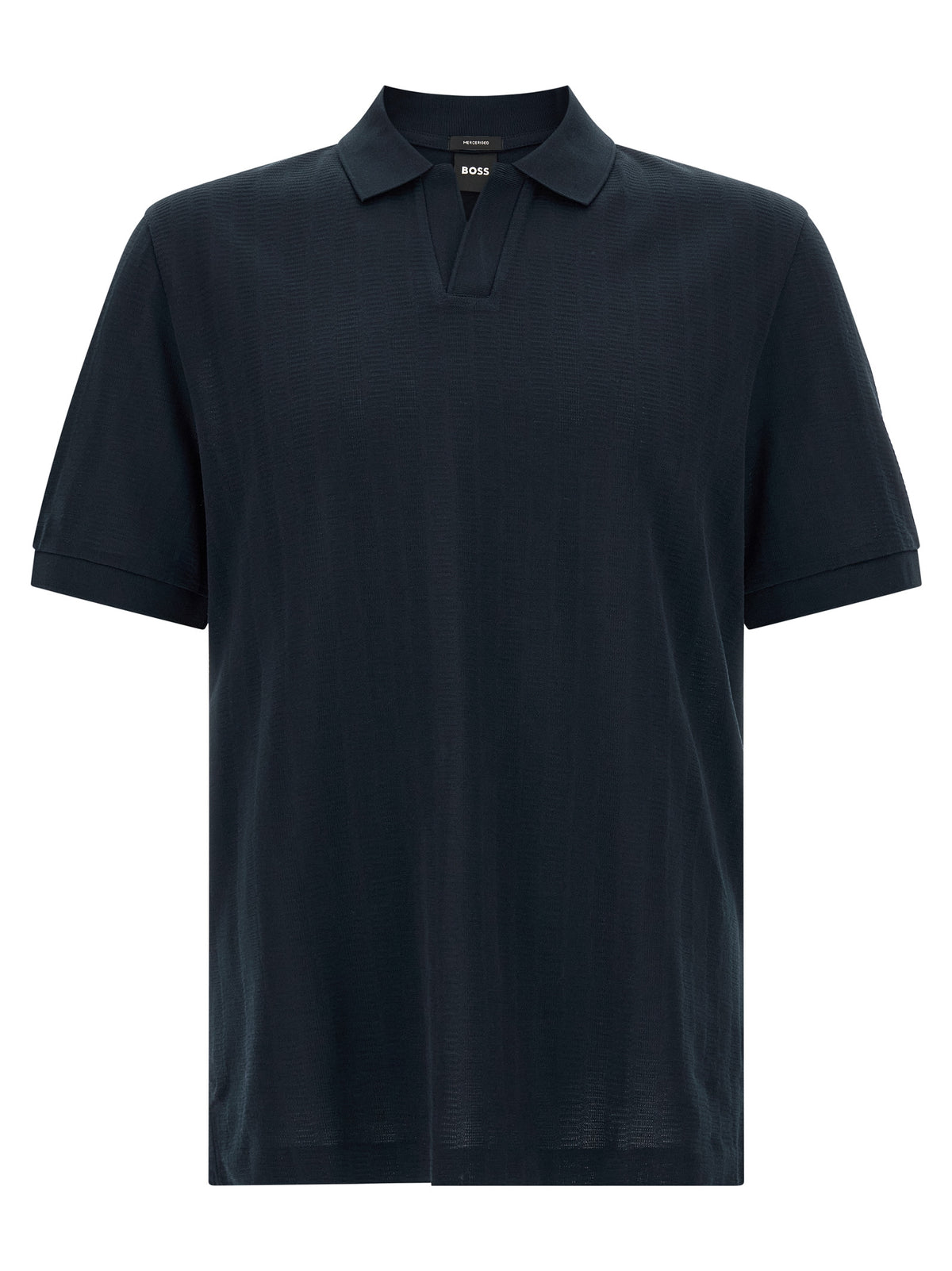 Hugo Boss Blue Cotton Polo Shirt