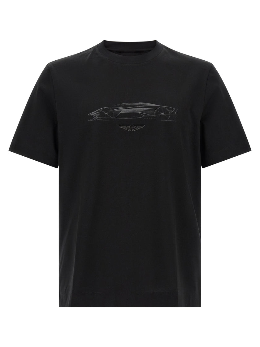 Hugo Boss Schwarzes Baumwoll-T-Shirt