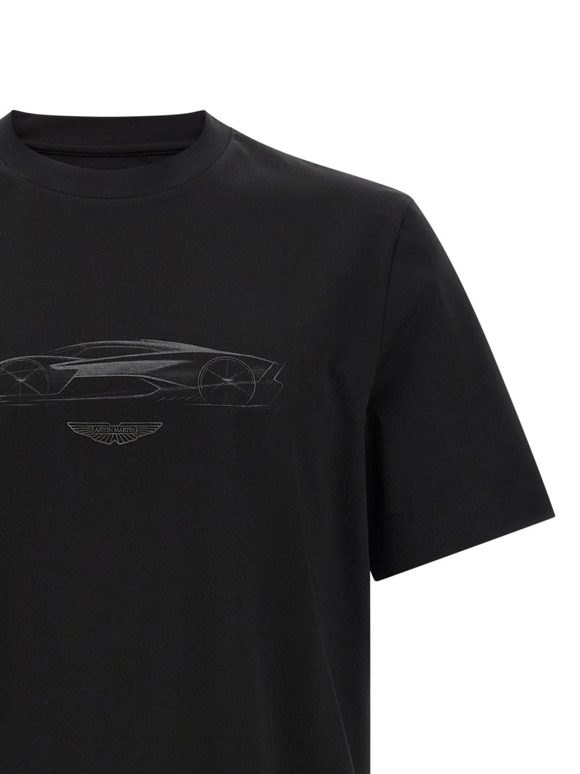 Hugo Boss Schwarzes Baumwoll-T-Shirt