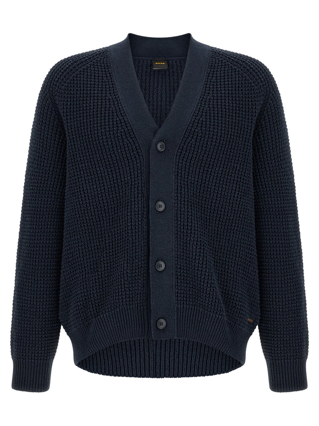 Hugo Boss Blauer Baumwollcardigan