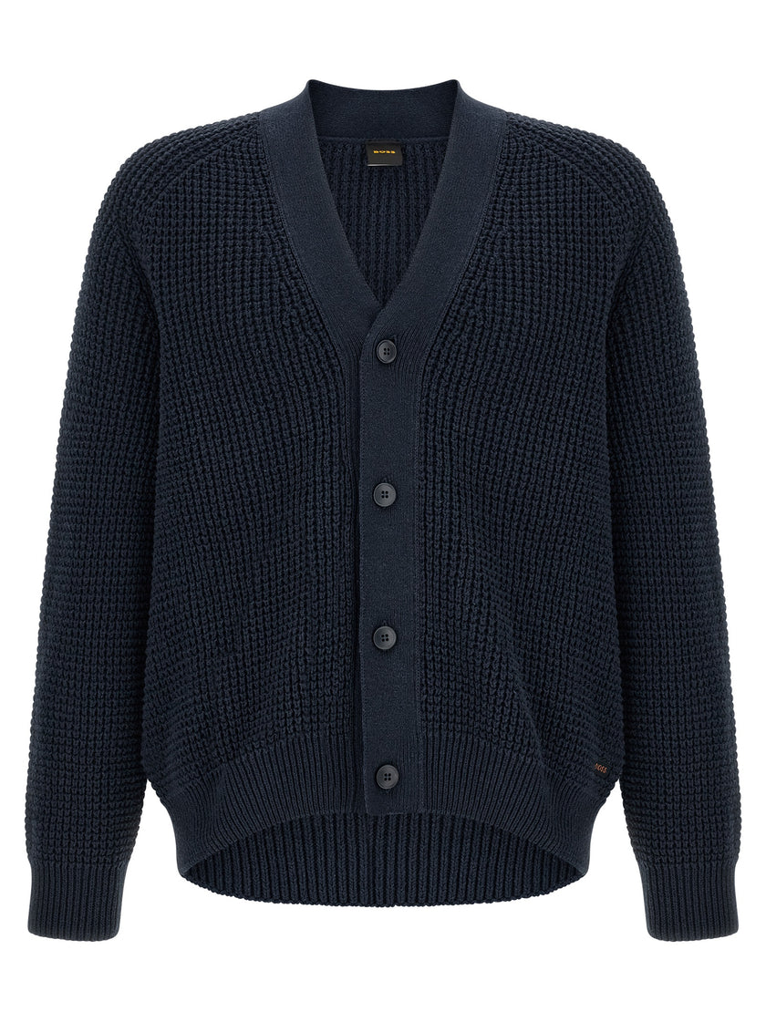 Hugo Boss Blauer Baumwollcardigan