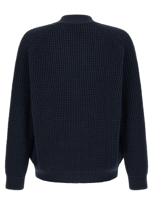 Hugo Boss Blauer Baumwollcardigan