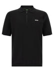 Hugo Boss Schwarzes Baumwoll-Poloshirt