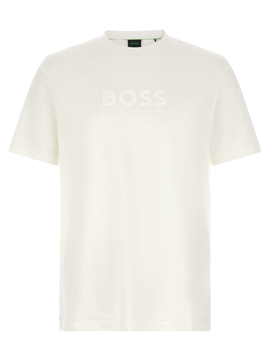 Hugo Boss Weißes Baumwoll-T-Shirt