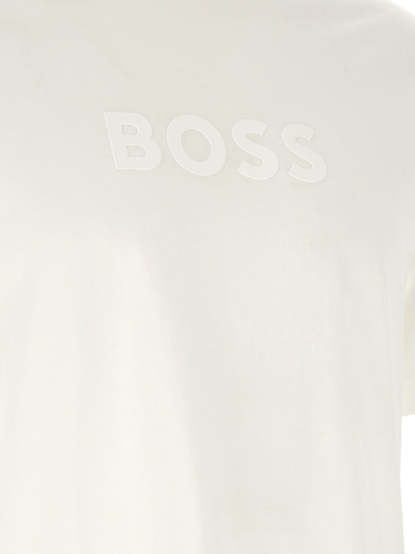 Hugo Boss Weißes Baumwoll-T-Shirt