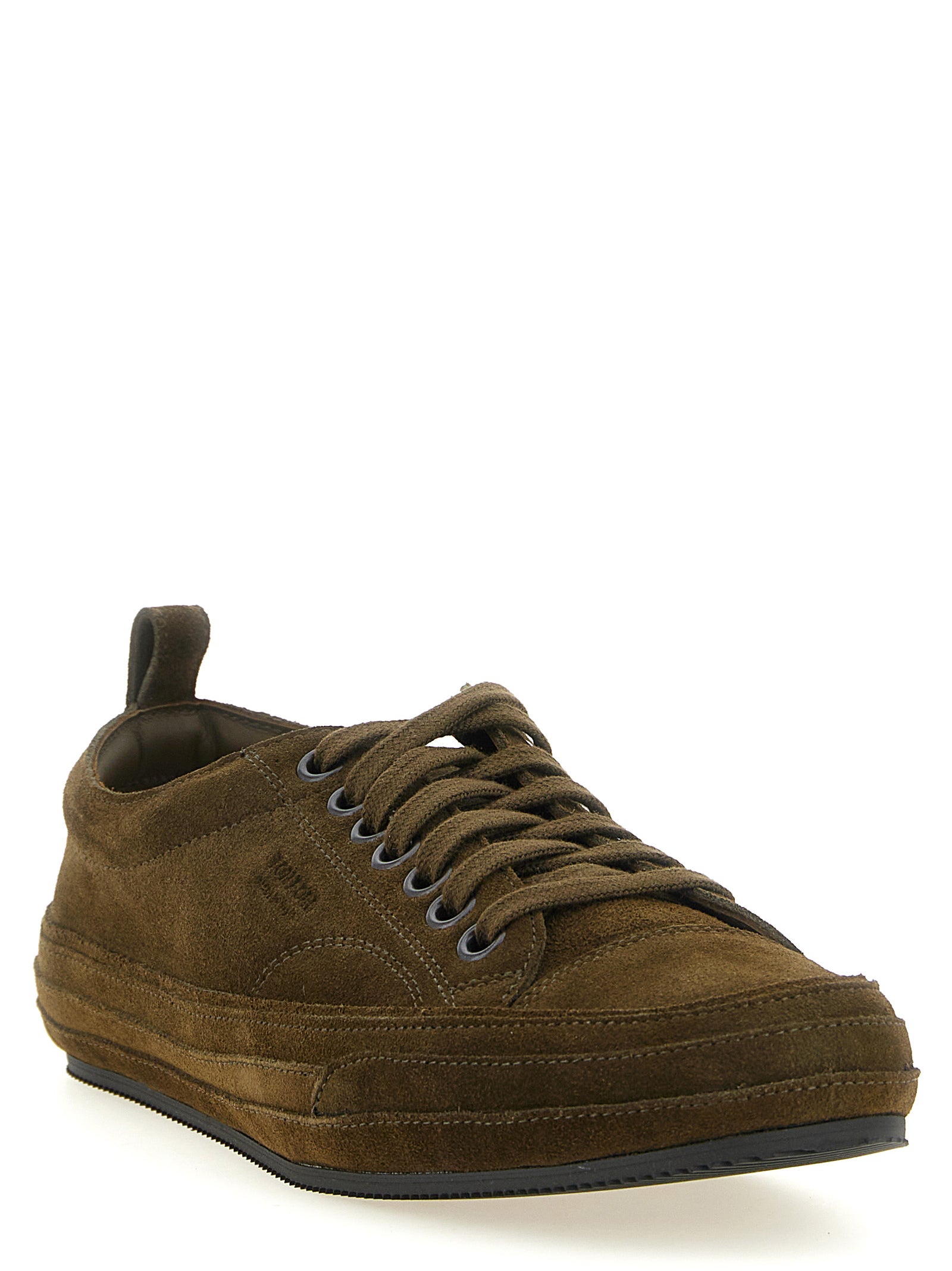 Tom Ford Bicolor Low Top Sneakers aus Leder