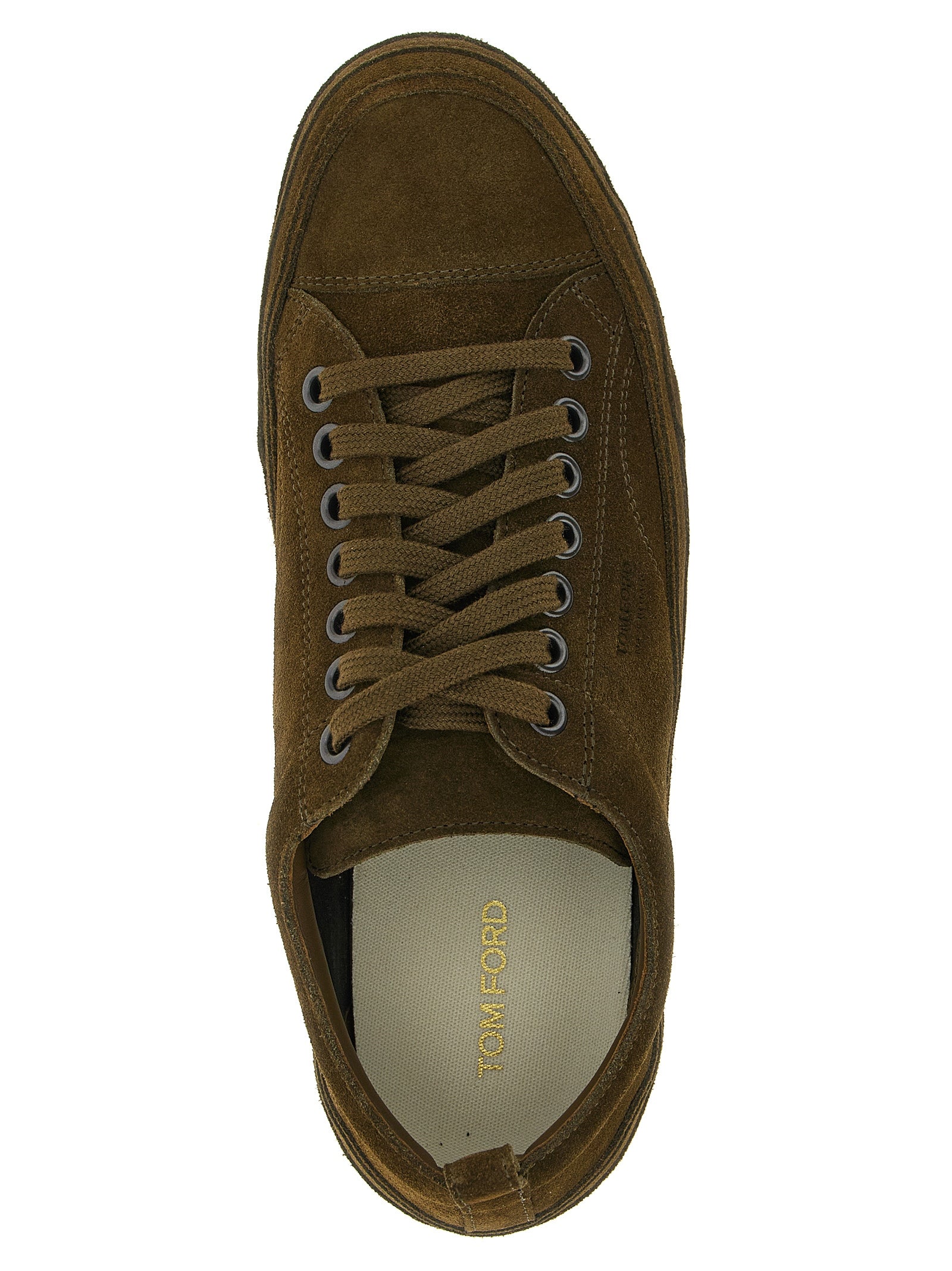 Tom Ford Bicolor Low Top Sneakers aus Leder