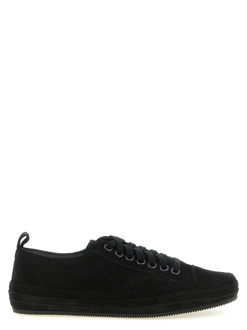 Tom Ford schwarze Low-Top-Sneaker aus Leder
