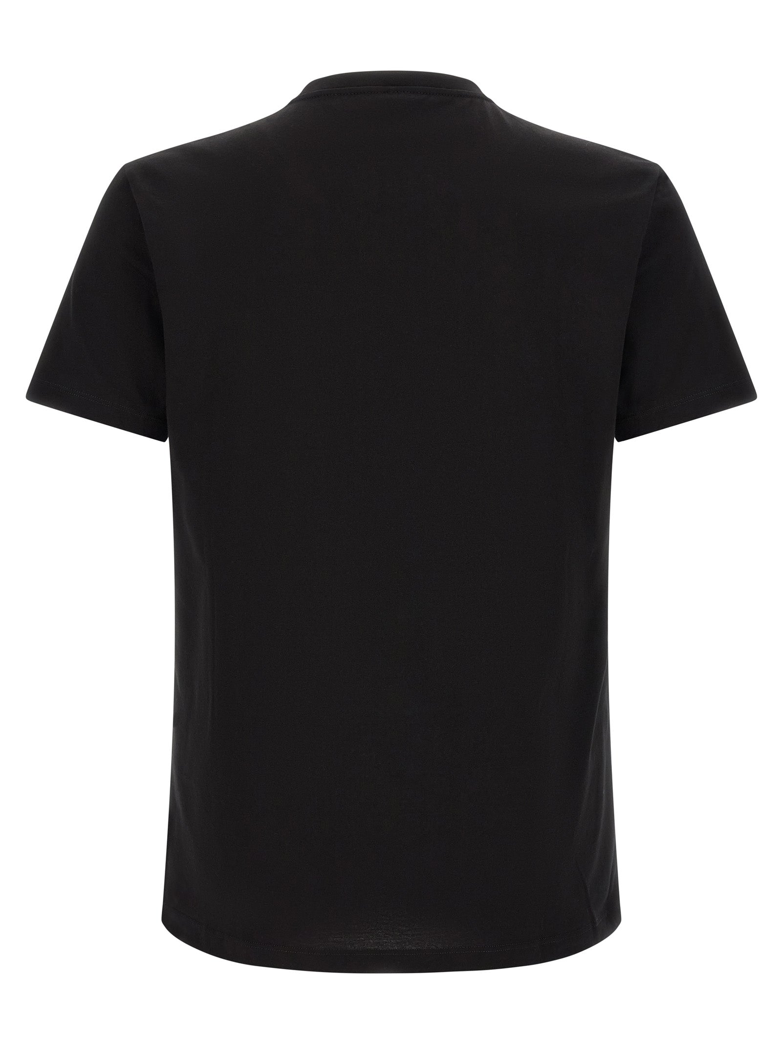 Versace Schwarzes Baumwoll-T-Shirt