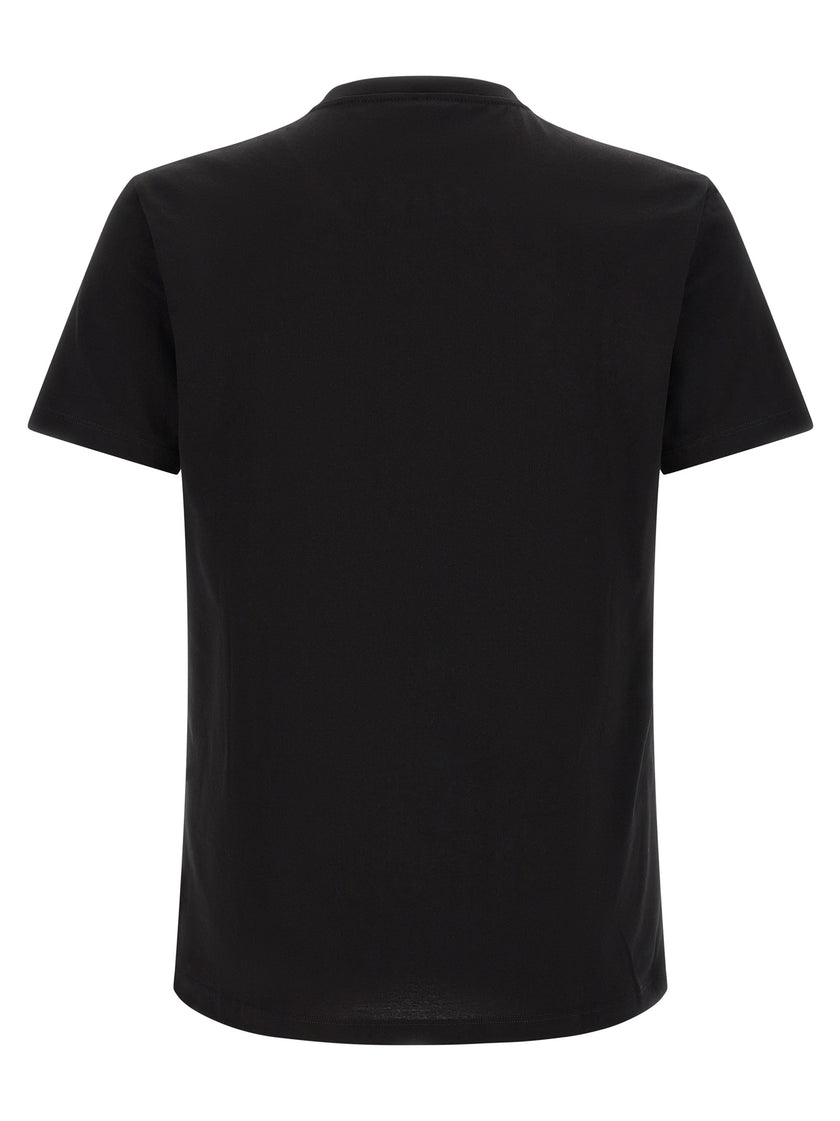 Versace Schwarzes Baumwoll-T-Shirt