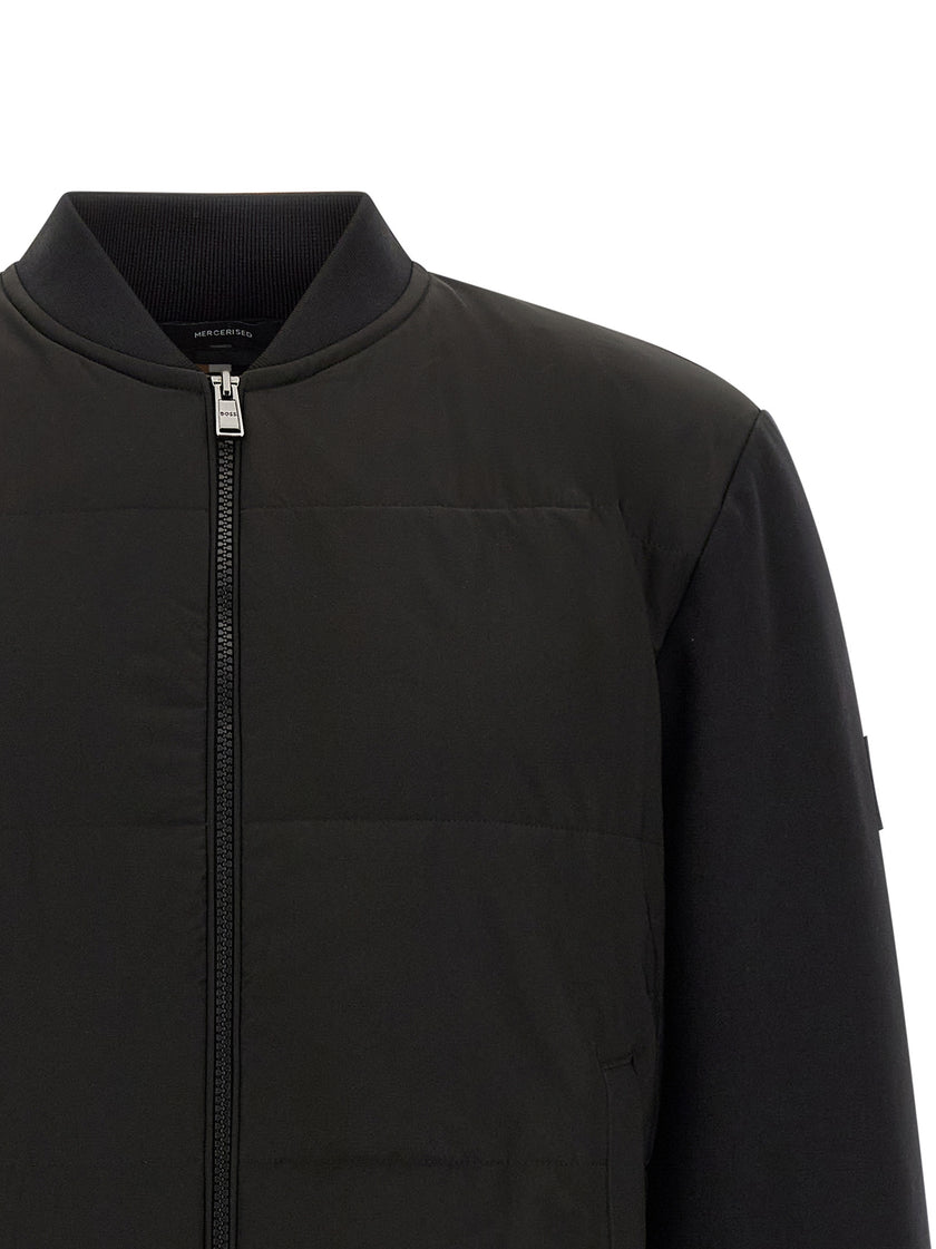 Hugo Boss Schwarzer Baumwoll-Sweatshirt